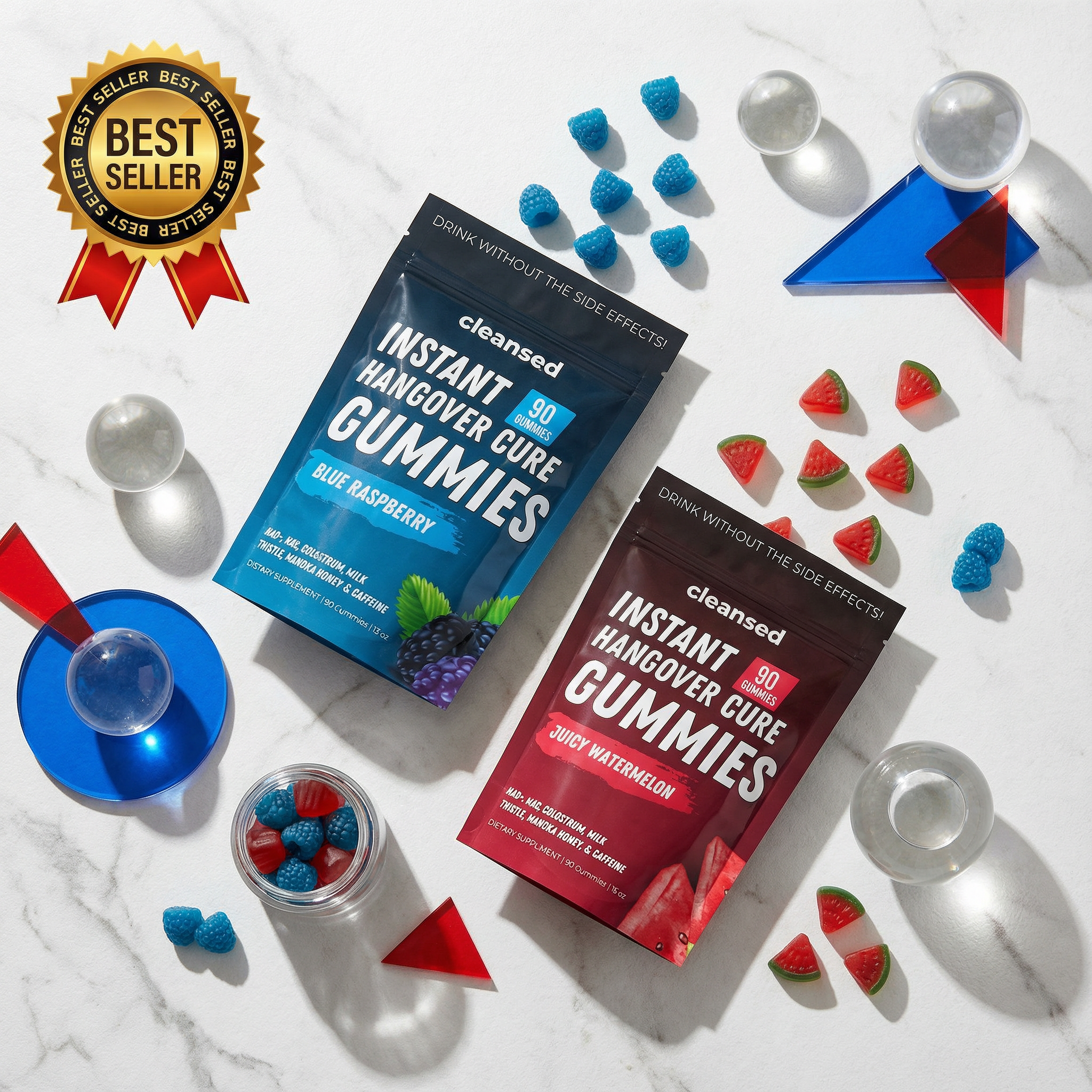 Cleansed Instant Hangover Cure Gummies