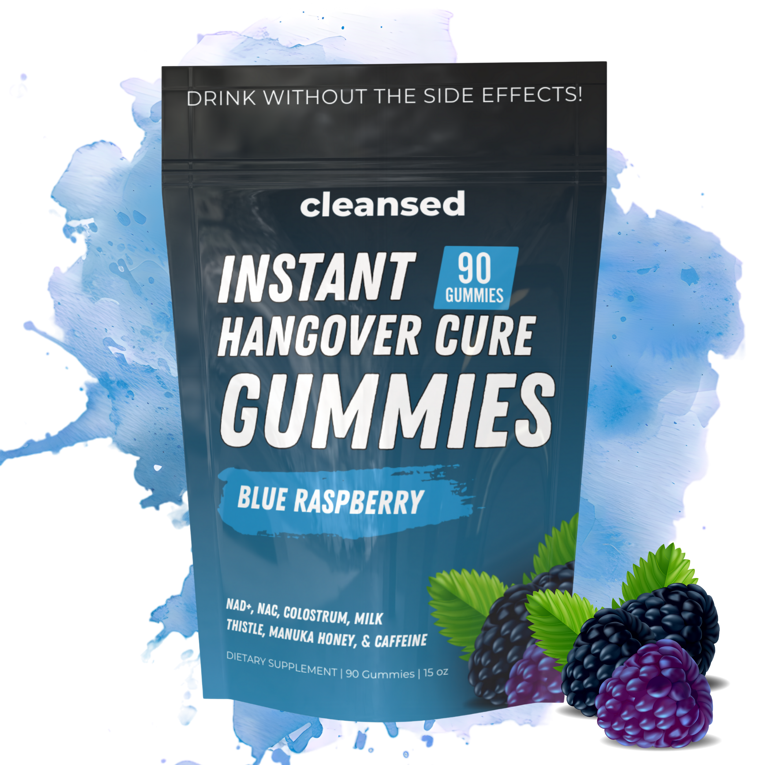 Cleansed Instant Hangover Cure Gummies
