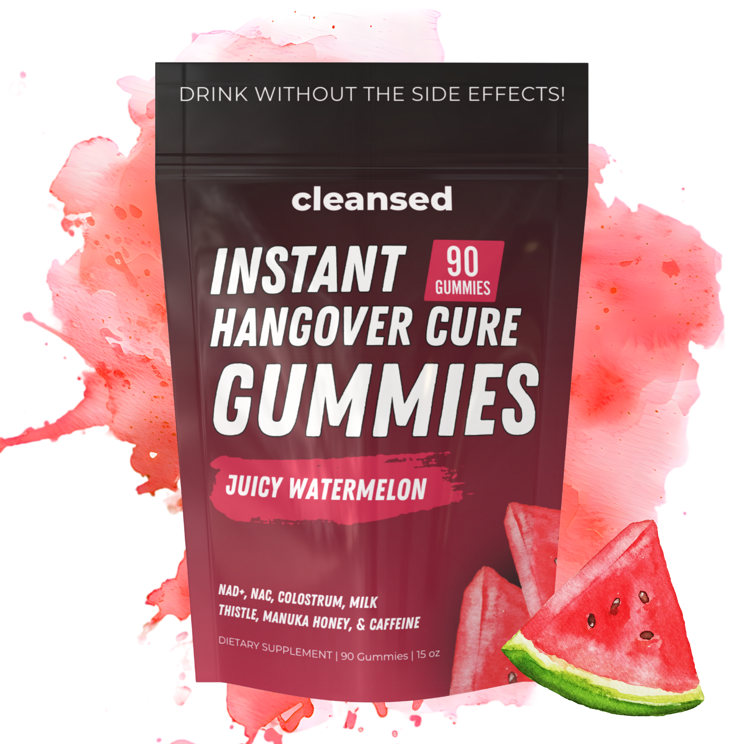 Cleansed Instant Hangover Cure Gummies